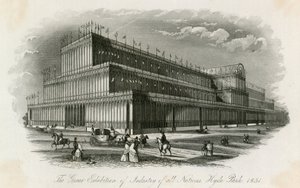 Great Exhibition, 1851 by English School