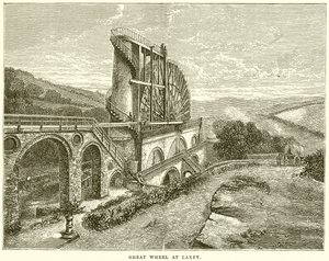 Great Wheel at Laxey by English School