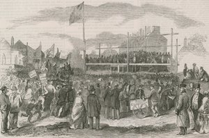 Great Open Air Demonstration Against the Chelsea New Bridge Toll
