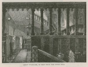 Great Staircase as Seen from the Inner Hall, Holland House