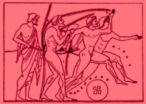Greek Runners, Illustration for Olympia by English School
