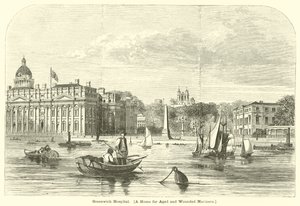 Greenwich Hospital, a Home for Aged and Wounded Mariners by English School