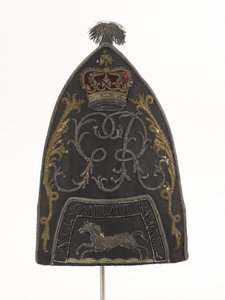 Grenadier Cap, South Bn, Hampshire Militia, Worn by Lt J B Harrison by English School