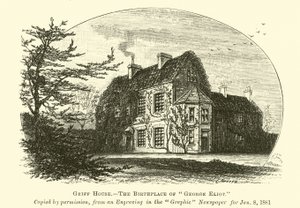 Griff House, the Birthplace of George Eliot by English School