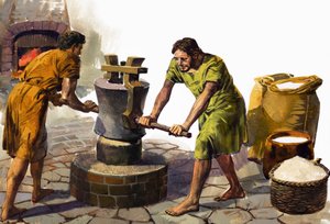 Grinding Corn