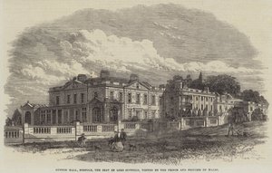Gunton Hall, Norfolk, the Seat of Lord Suffield, visited by the Prince and Princess of Wales by English School