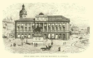 Gustaf Adolf Torg, with the Monument to Gustavus by English School