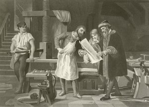 Gutenberg 1400-1468 by English School