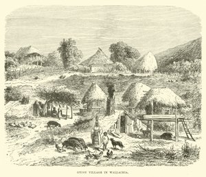Gypsy Village in Wallachia by English School
