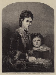 HIH Marie-Feodorovna, Cesarevna and Grand Duchess of Russia, Princess Dagmar of Denmark by English School