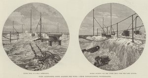 HMS Sanspareil going against the Wind by English School