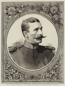 H S H Prince Henry of Battenberg, Betrothed to the Princess Beatrice by English School