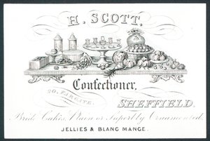 H Scott, confectioner by English School