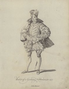Habit of a German Nobleman in 1577