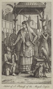 Habit of a Princess of the Mogul Empire by English School