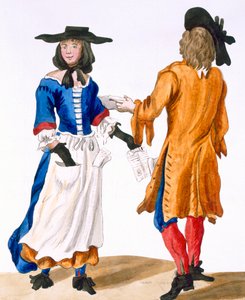 Habits of Ballad Singers, c.1675 by English School