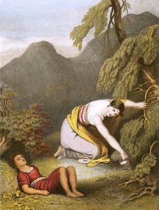 Hagar and Ishmael by English School