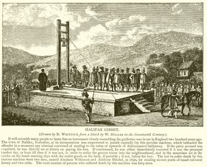 Halifax Gibbet by English School