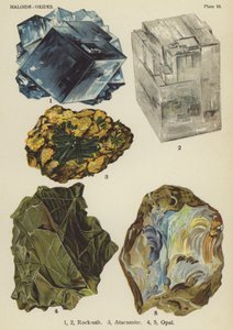 Haloids, Oxides, Rock-Salt, Atacamite, Opal