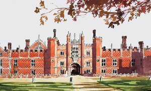 Hampton Court by English School