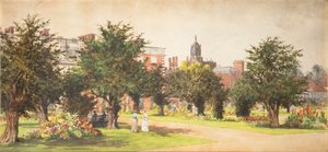 Hampton Court Gardens, c.1910