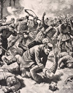 Hand to Hand Fighting Between German and Western Soldiers, from 