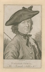 Hannah Snell, the female soldier by English School