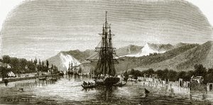 Harbour of Gravosa, near Ragusa by English School