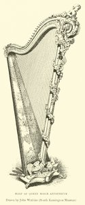 Harp of Queen Marie Antoinette by English School
