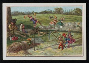 Harvest Time, Christmas Greetings Card
