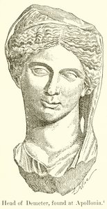 Head of Demeter, found at Apollonia by English School