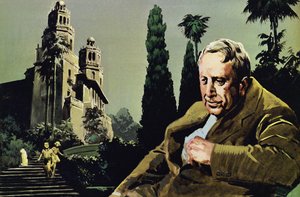 Hearst built a massive, extravagant house at San Simeon
