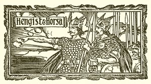 Hengist and Horsa by English School
