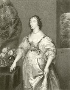 Henrietta Maria by English School