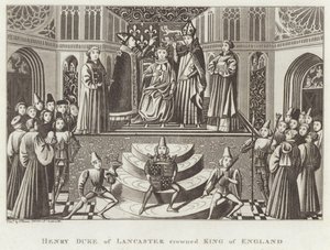 Henry Duke of Lancaster Crowned King of England