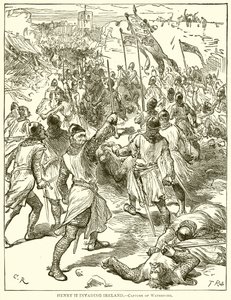 Henry II Invading Ireland by English School