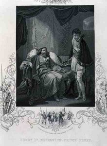 Henry IV Reproving Prince Henry, from Henry IV by William Shakespeare (1564-1616)