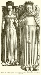Henry IV and his Queen, Joan of Navarre by English School