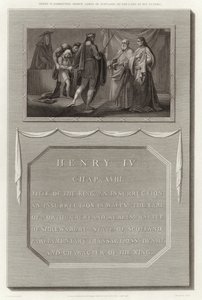 Henry IV Committing Prince James of Scotland to the Care of His Tutors by English School