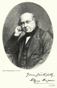 Henry Rogers (engraving) by English School