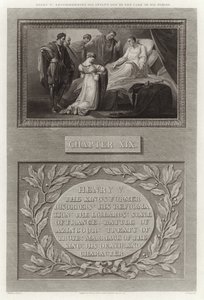 Henry V Recommending His Infant Son to the Care of His Nobles by English School