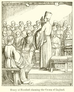 Henry of Hereford Claiming the Crown of England by English School
