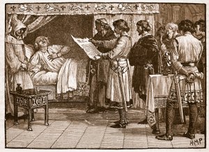 Henry receiving the news of John