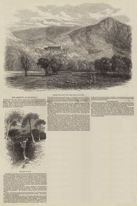 Her Majesty at Balmoral by English School