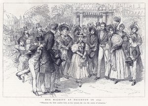Her Majesty at Brighton in 1832