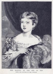 Her Majesty at the Age of Ten by English School