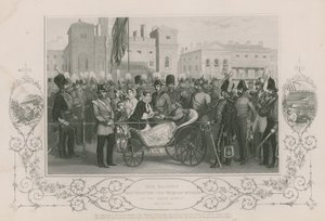Her Majesty Distributed the Crimean Medals at the Horse Guards, 18 May 1856 by English School