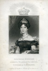 Her Royal Highness Augusta Wilhelmina Louisa, Duchess of Cambridge