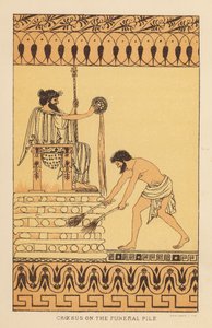 Herodotus: Croesus on the Funeral Pile by English School