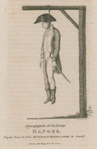 Hieroglyphic of Colonel George Hanger by English School